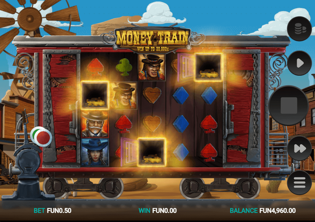 3 Gráficos Money Train Relax Gaming