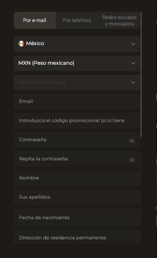 registro con email apuesta360