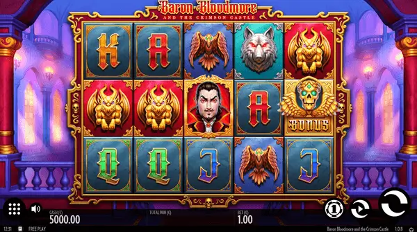 Baron Bloodmore and the Crimson Castle slot