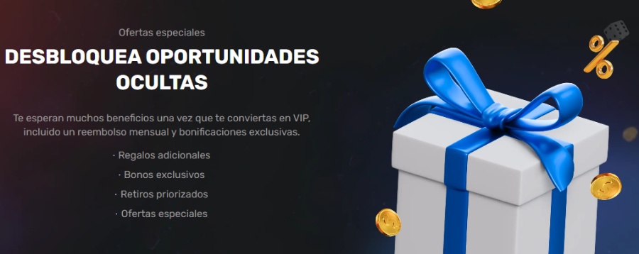 Beneficios bonos VIP en Win.City México