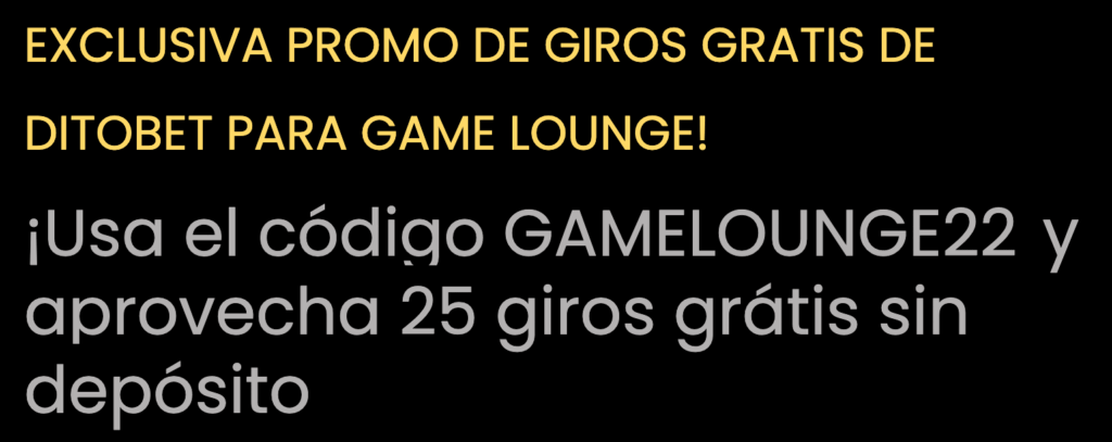 Giros gratis sin depósito Ditobet