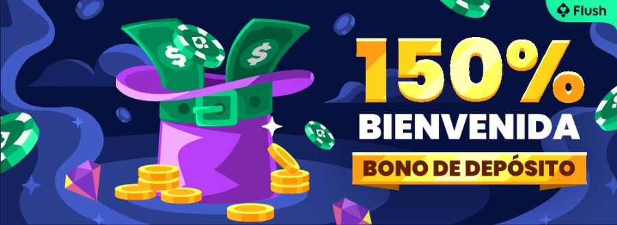 Bono de bienvenida Flush Casino