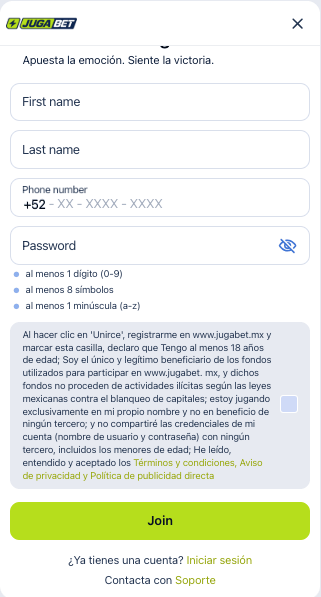 registro jugabet
