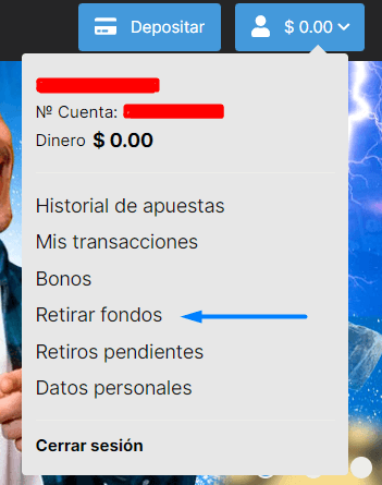 Cómo retirar fondos Apuesto.com México