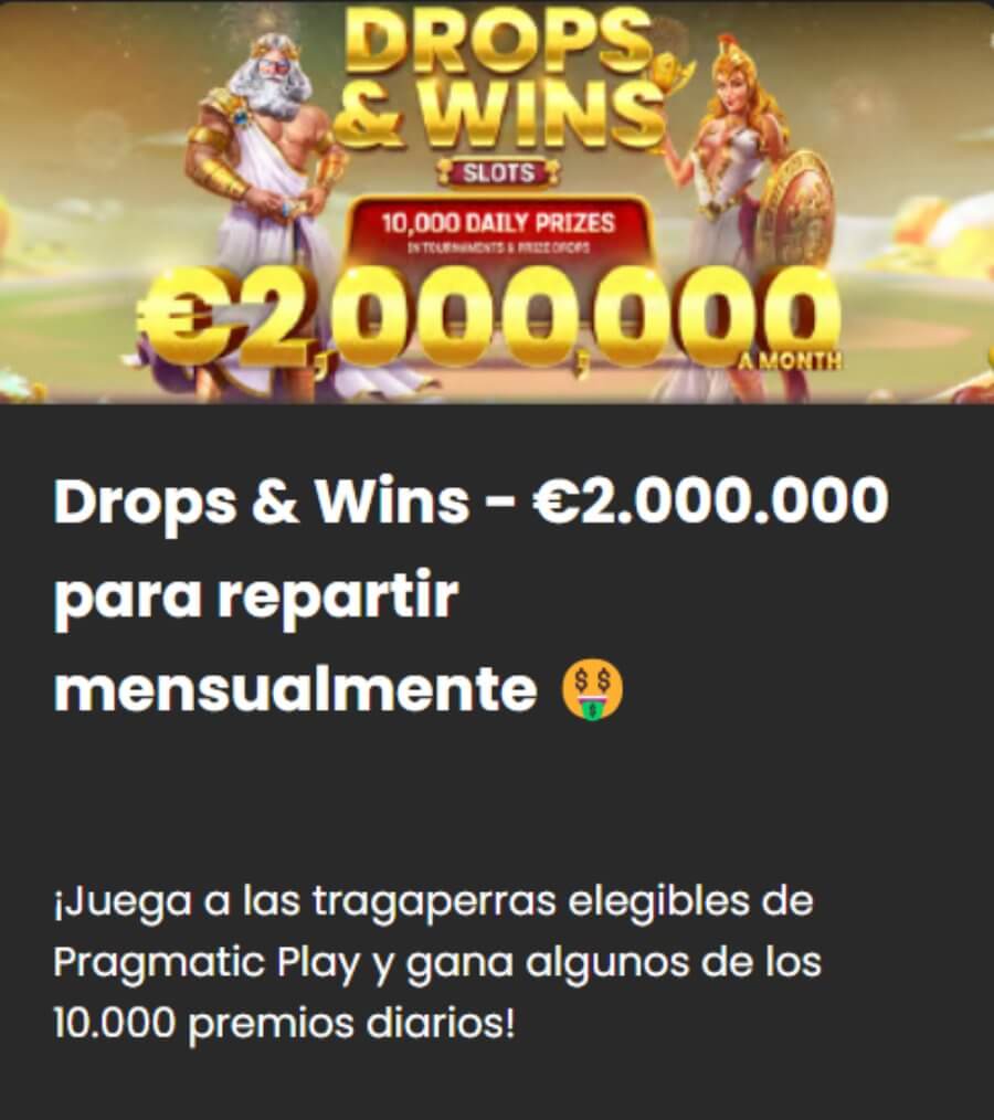 Drop & Wins en Lucky Block México