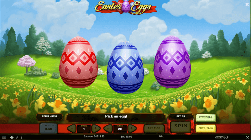 Tragamonedas Easter eggs bonos