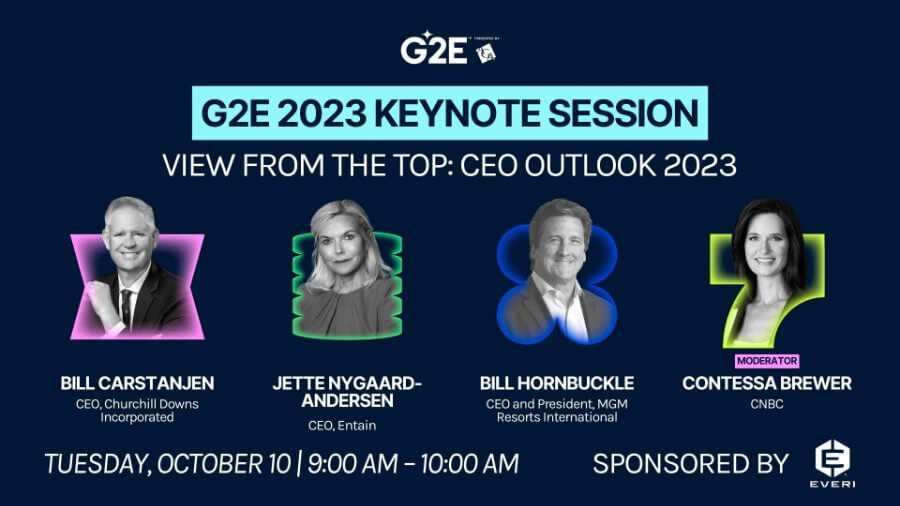 G2E Las Vegas 2023 personalidades importantes