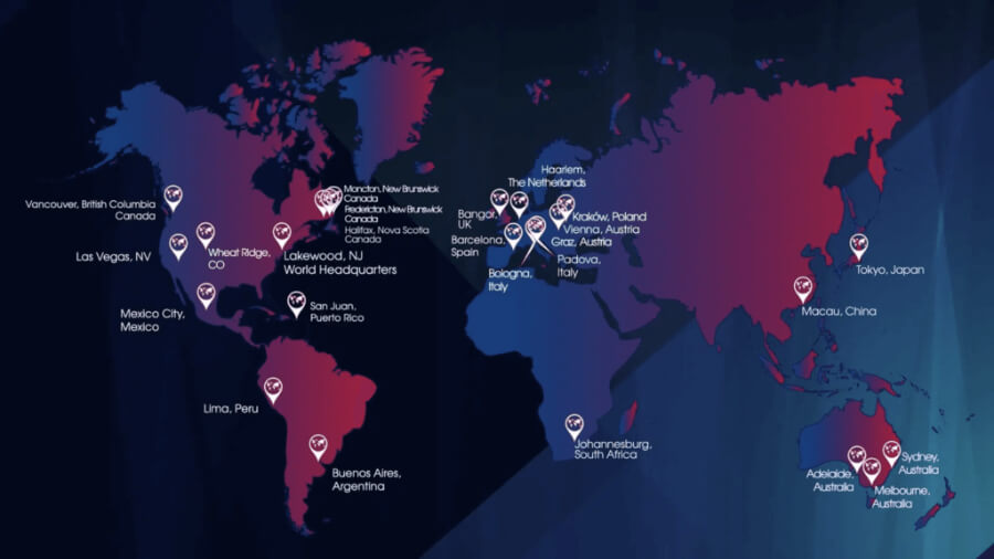 GLI mapa de laboratorios de operaciones