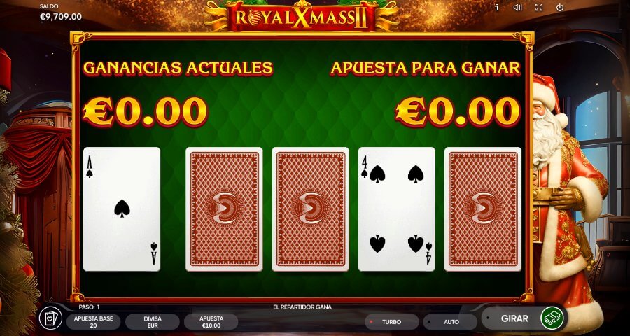 Juego de Cartas Tragamonedas Royal Xmass 2 México