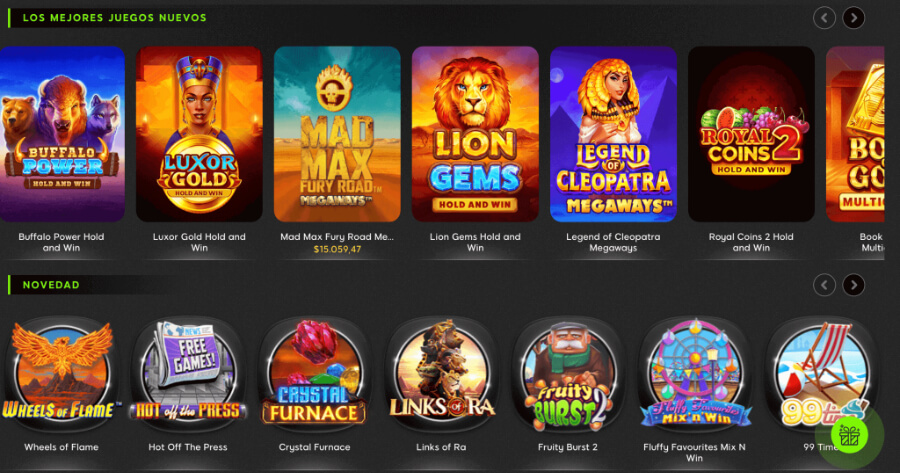 Juegos en 888 casino México