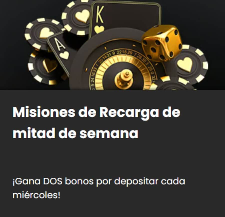 Misiones de recarga en Lucky Block México