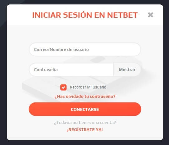 Registro de NetBet casino online México