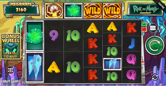 Símbolos Rick and Morty slot