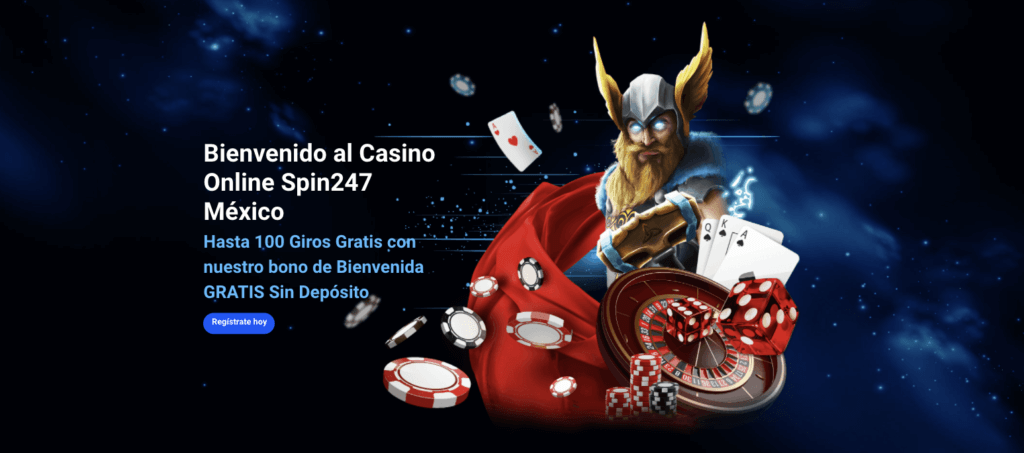 Oferta de bienvenida de Spin247 casino online México