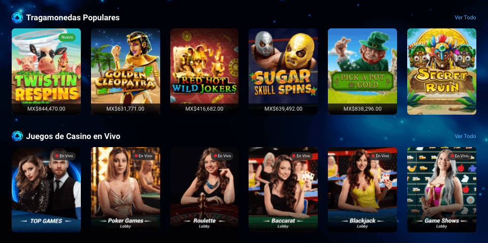 Juegos de Spin247 casino online México