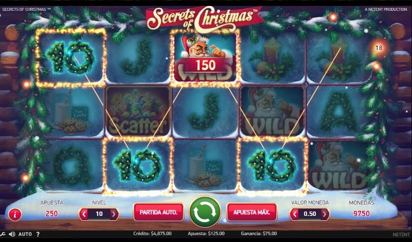 Símbolos  Secrets of Christmas slot