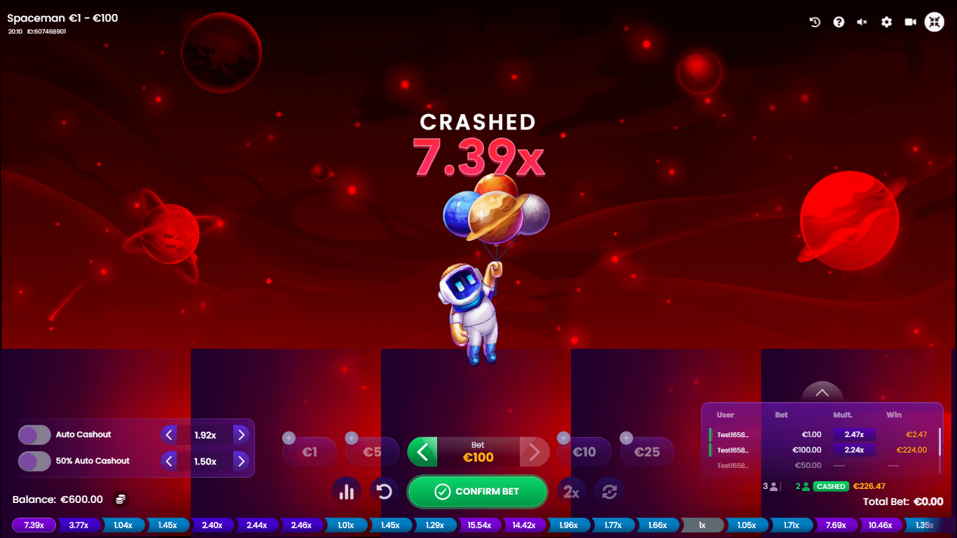 Spaceman, el juego tipo Crash de Pragmatic Play. México 2026