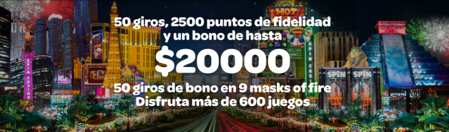 Spin Casino Bono de Bienvenida México
