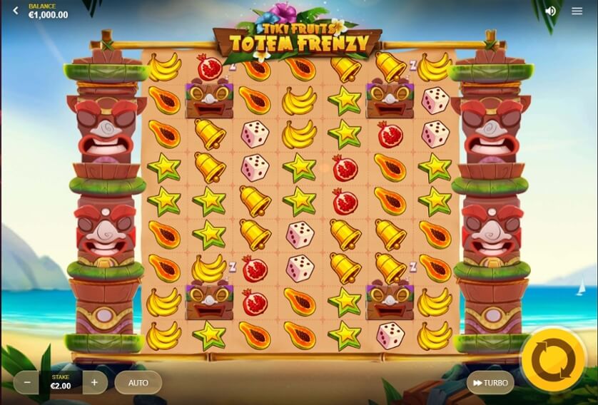 Tiki Fruits: Totem Frenzy - tragamonedas de frutas