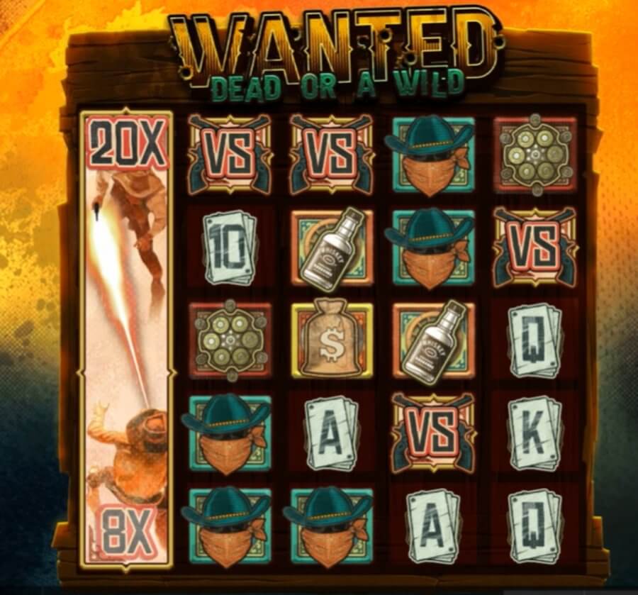 Wanted Dead or a Wild tragamonedas función versus