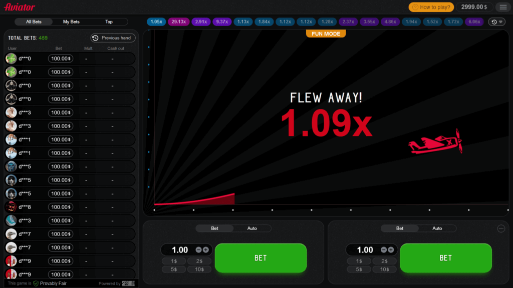 Aviator crash game