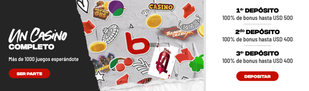 Bono de bienvenida Bodog casino