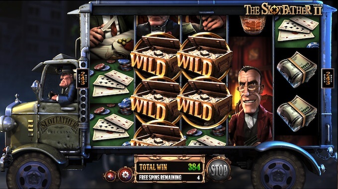 Símbolo Wild de la tragamoneda el padrino 2.