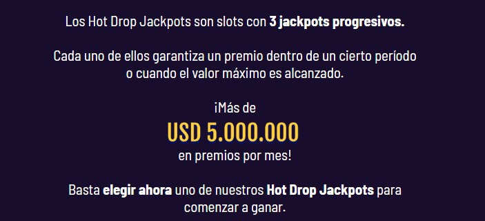hot drop jackpots en el casino bodog online