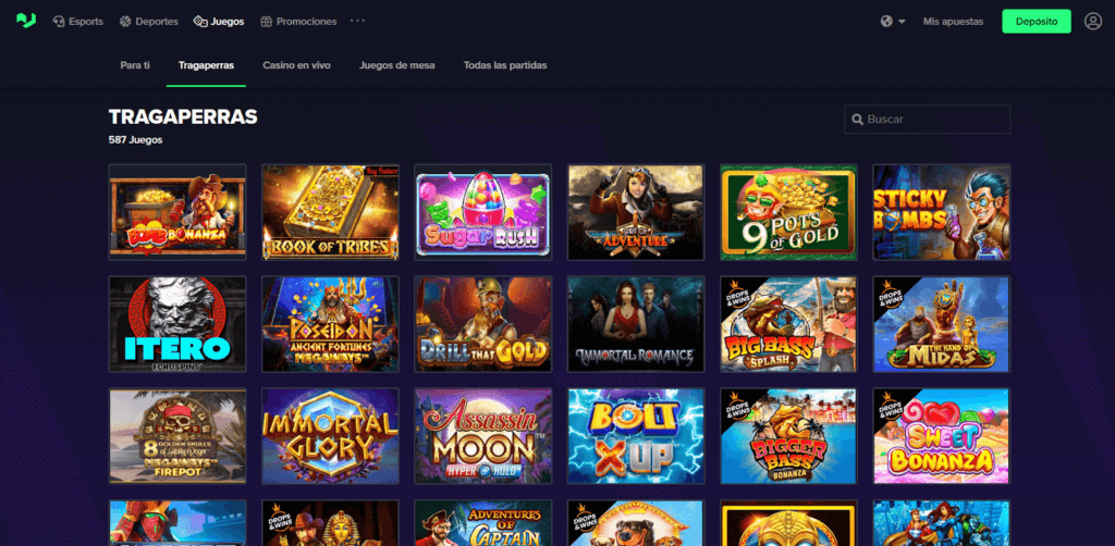 Juegos en Luckbox casino
