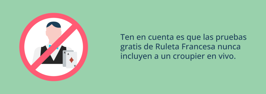 Ruleta francesa, pruebas gratis