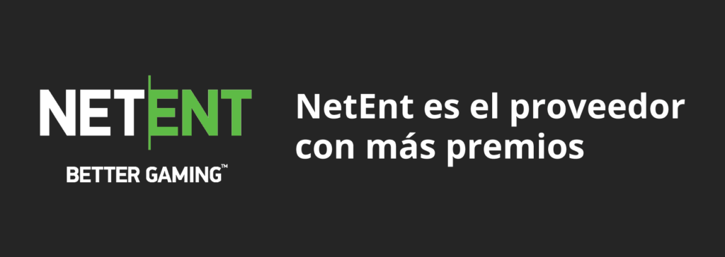 Netent es el proveedor com más premios