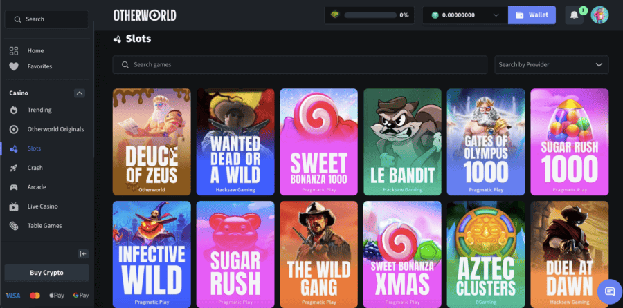 slots de otherworld casino