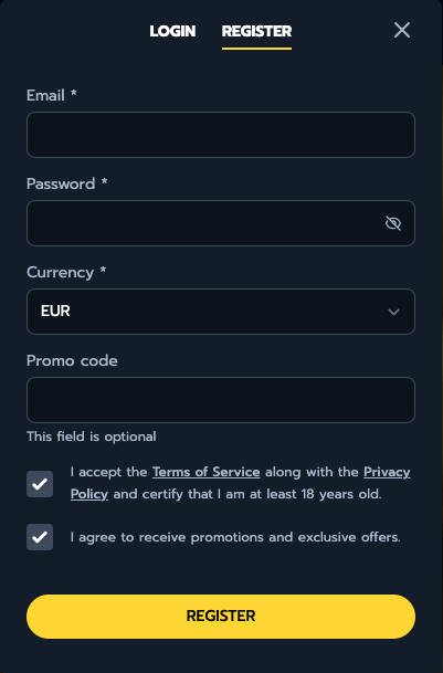 registro de cuenta en maxcasino