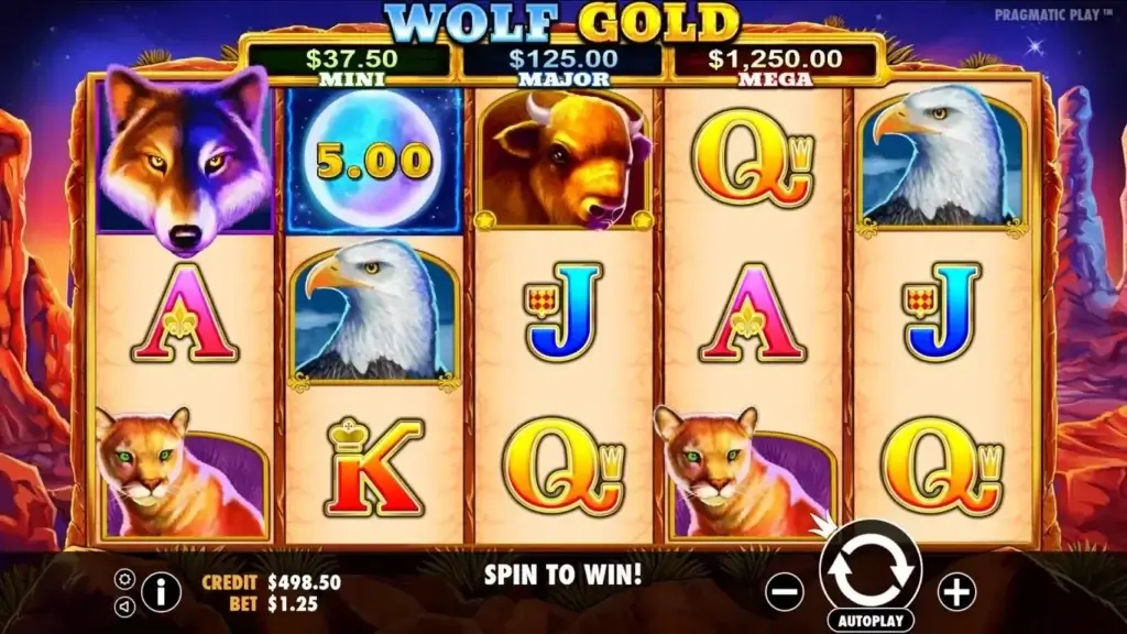 Wolf Gold tragamonedas con giros gratis 